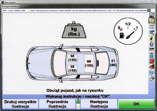 Pomiar podwozi